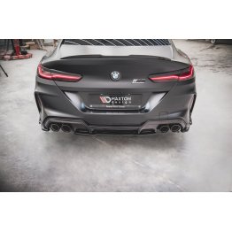 Накладка сплиттер на задний бампер на BMW M8 F93 Gran Coupe